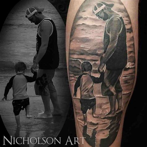 tatuajes padre e hijos|48 Tatuajes para padres e hijos (Con su significado)